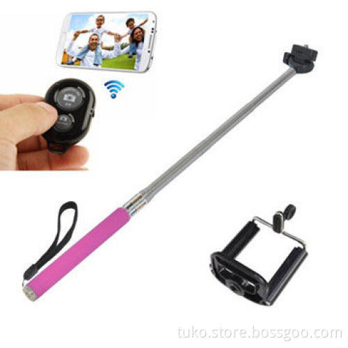 Camera wireless monopod, Z07-1for mobile phone handle self-timer